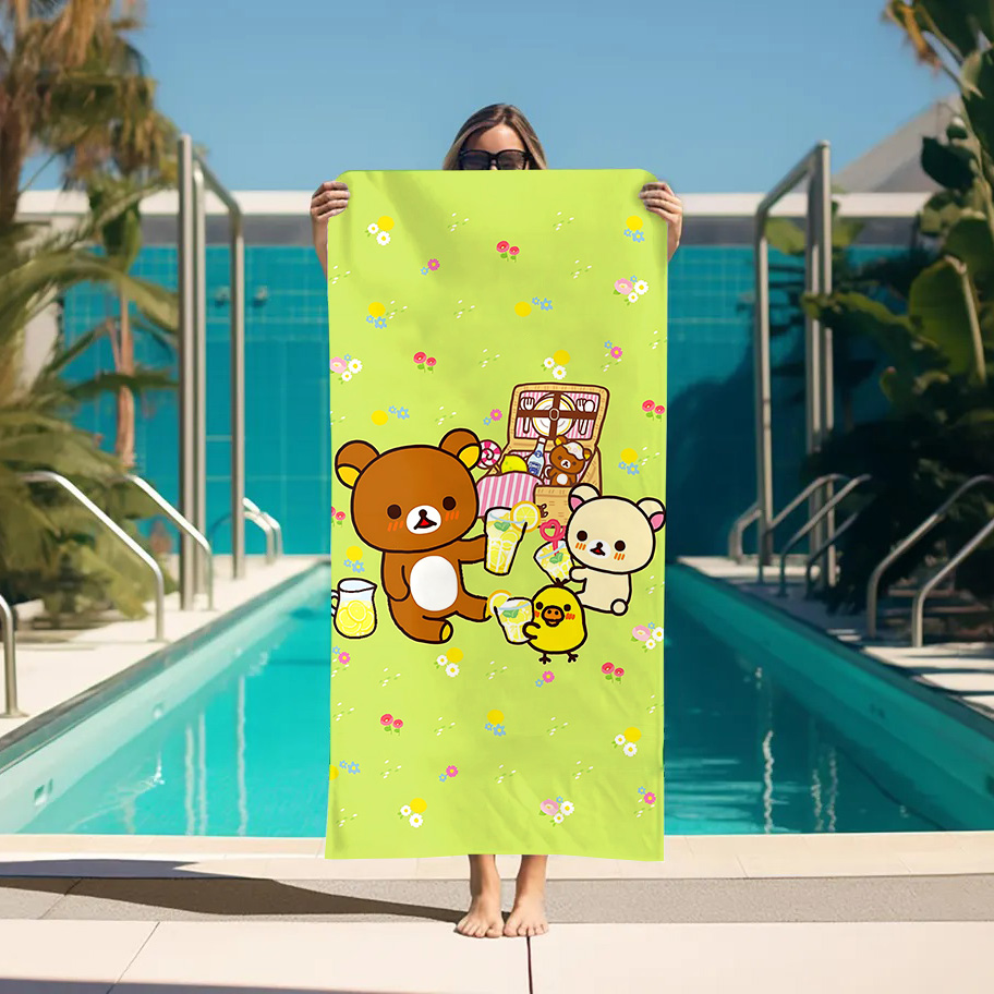 Large Bath Towel Rilakkuma Bea - Home Bathroom With Sauna บทวิจารณ์และราคา