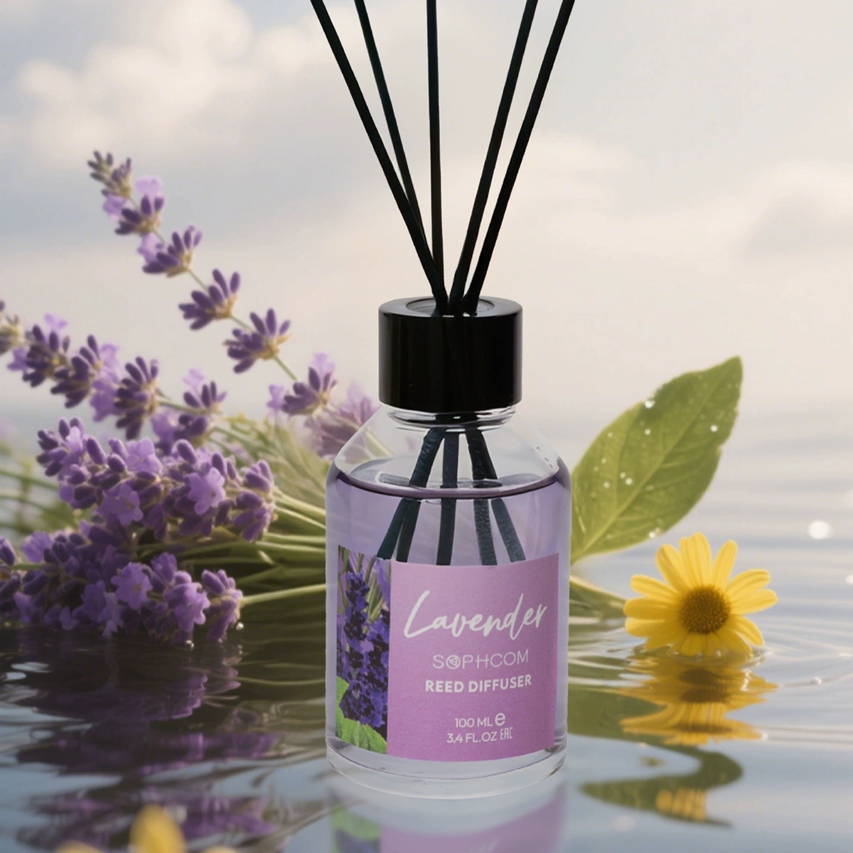 100ml Floral Fruity Reed Diffu - Home Bathroom Freshener บทวิจารณ์และราคา