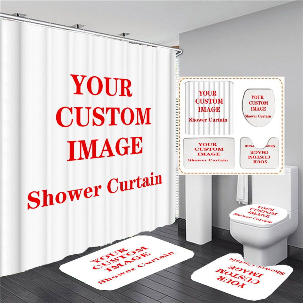 Custom Shower Curtain Bathroom - Shower Curtain Liner บทวิจารณ์และราคา